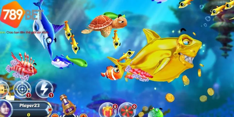 Game Bắn Cá Thần Tài - Tựa Game Săn Cá Thưởng Hot 789bet 3 Hệ thống cá và vũ khí đặc sắc trong game