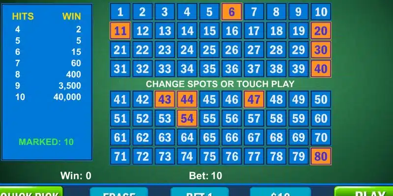 Chiến lược chơi Keno 789Bet - Mẹo chọn số hiệu quả để thắng liên tục 3 Chiến thuật chọn số hiệu quả khi chơi Keno