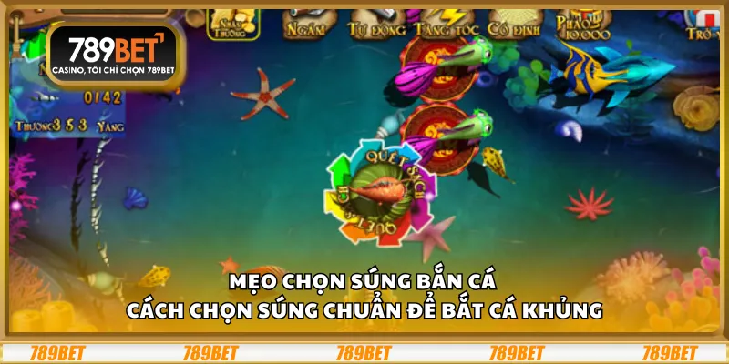 Mẹo chọn súng bắn cá - Cách chọn súng chuẩn để bắt cá khủng